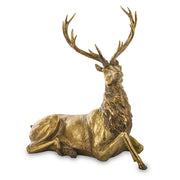 ANTIQUE arany karácsonyi szarvas figura 50 cm