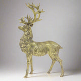 ANTIQUE karácsonyi szarvas figura 51 cm arany
