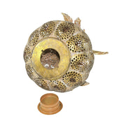 Töklámpás alulnézetből, mécses tartó résszel