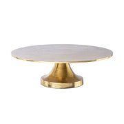 Alumíniumból készült, aranyszínű tortaállvány.