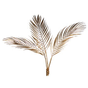 Aranyszínű ARECA mű pálma ág 60 cm-es méretben, három ággal.