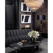 Art deco üveg csillár.