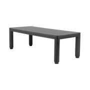 Grafitszürke színű tölgyfurnérból készült, formatervezett design étkezőasztal.