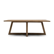 BALI kőrisfa étkezőasztal 240 cm letisztult Japandi stílusban