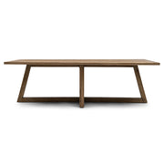 BALI kőrisfa étkezőasztal 280 cm letisztult Japandi stílusban