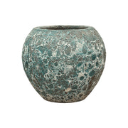 BAQ Lava Balloon Relic Jade kerámia kaspó 49 cm – zöld árnyalatú, kerekded, strukturált felületű design kaspó