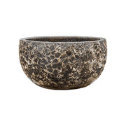 BAQ Lava Bowl Relic Black kerámia kaspó 52 cm – alacsony, széles tálforma, szabálytalan felület fekete árnyalatban