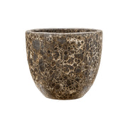 BAQ Lava Couple Relic Black kaspó – 45 cm, antik fekete árnyalatban