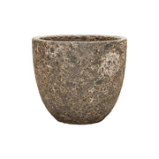 BAQ Lava Couple Relic Rust Metal – 45 cm-es kerámia kaspó ipari tónusokkal