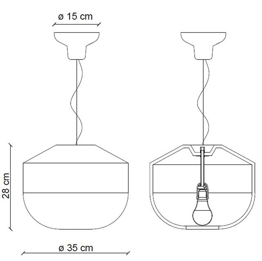 Formatervezett kortárs design függeszték lámpa.