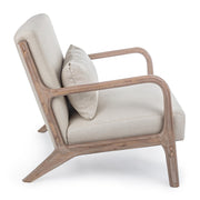 ANCILLA natúr-fehér kaucsukfa fotel