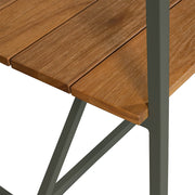 fa asztallap részlet kerti asztalon természetes felülettel