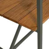 fa asztallap részlet kerti asztalon természetes felülettel