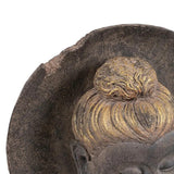 Kőhatású Buddha szobor torzó.