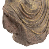 Kőhatású Buddha szobor torzó.