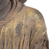 Kőhatású Buddha szobor torzó.