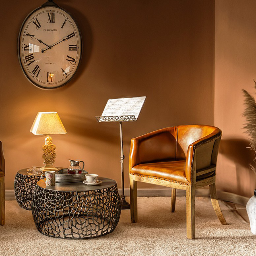 BUFFALO loft karosszék nappali környezetben