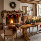 BUFFALO bőr karosszék vintage enteriőrben