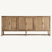 Háttér nélküli elölnézet – Byremo natúr szilfa tálaló 220 cm