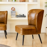 Cadillac bőr klubfotel loft stílusú környezetben