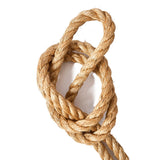 köteles felfüggesztés részlete rattan függő kanapén