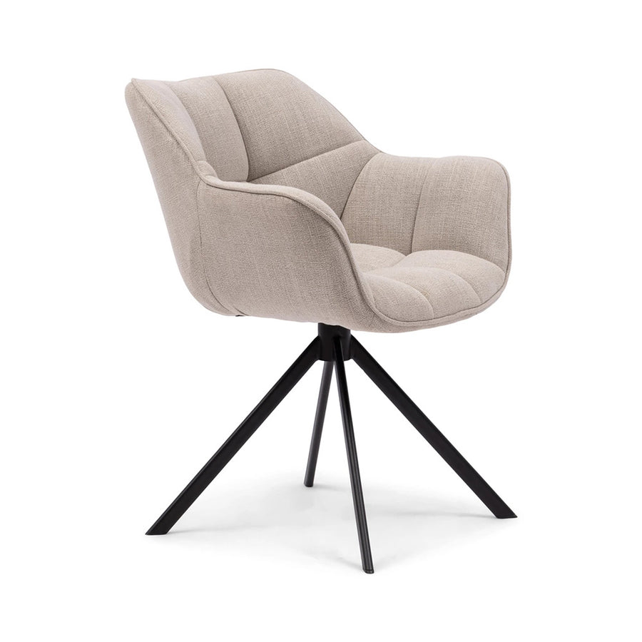 világos szövet étkezőszék oldalnézet