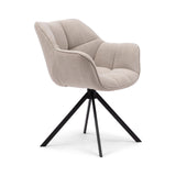 világos szövet étkezőszék oldalnézet