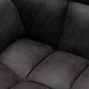 bőr ülőfelület varrás részlet közelről