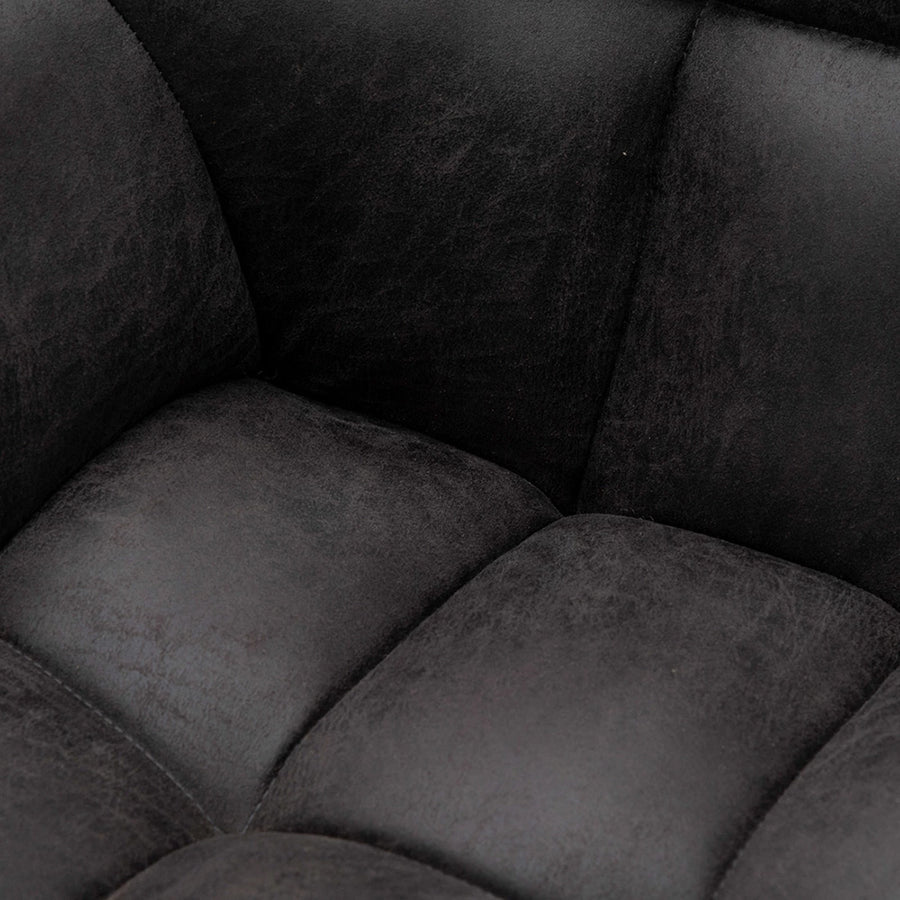 bőr ülőfelület varrás részlet közelről