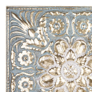 Casa Roma antik fali dekor felső díszített sarokrészlete virág- és levélmotívumokkal.