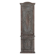 Casa Roma antikolt fa falpanel előlnézetből, shabby chic stílusban, faragott klasszikus díszítéssel.