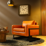 CHICAGO loft bőrfotel modern enteriőrben hangulatfotó