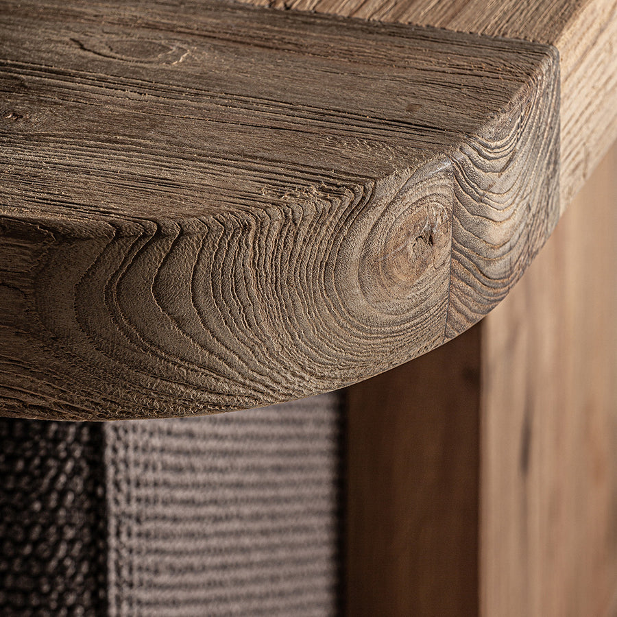 Kortárs teakfa kerti kanapé.