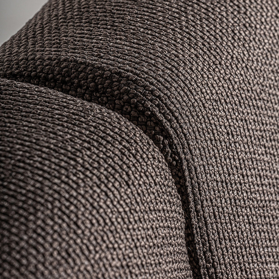 Kortárs teakfa kerti kanapé.