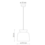 Formatervezett kortárs design függeszték lámpa.