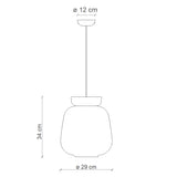 Formatervezett kortárs design függeszték lámpa.