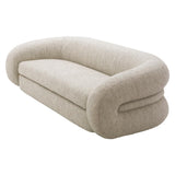 COSENZA halványszürke design kanapé 230 cm