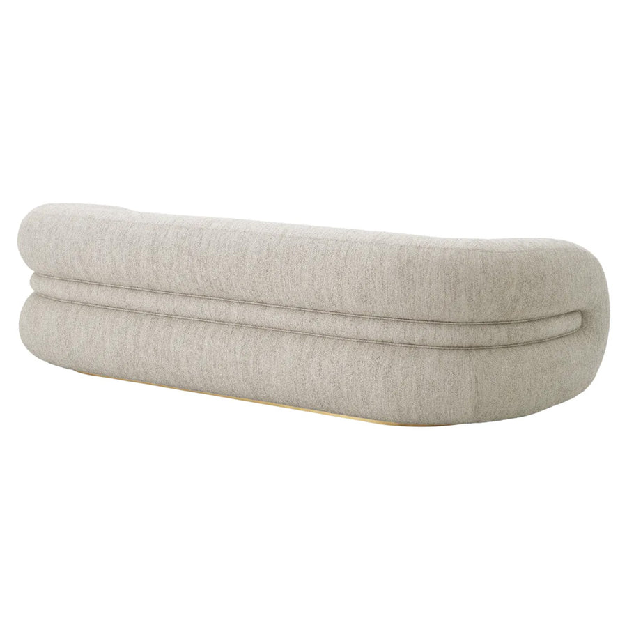 COSENZA halványszürke design kanapé 230 cm