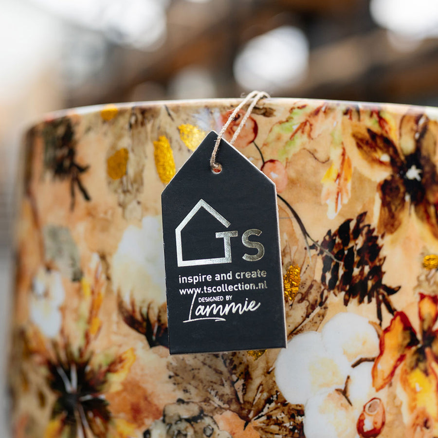 Kézműves fém dizájn kaspó