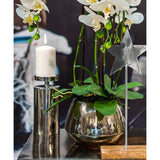 Cserepes mű orchidea 55 cm fehér "Orchid"
