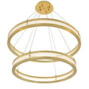 Opálos matt felületű üvegrudakból álló dizájn csillár.