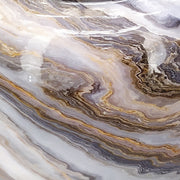 Fémből készült, márvány mintás kézműves design váza.