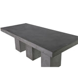 Dolmen beton étkezőasztal felületi részlet modern design kivitelben