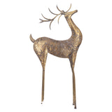 Modern, arany fém szarvas oldalnézetben – Doré kollekció