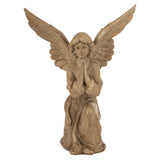 Dost kollekció natúr angyal dísz, teljes alakos elölnézet, 28 cm