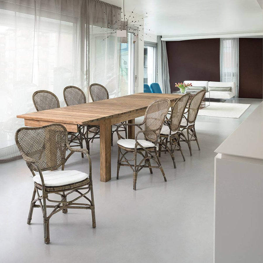 EDELINA 2 db natúr rattan szék karfával