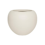 ELEMENTAL STREAM S selyemfehér kompozit design kaspó 52 cm átmérővel