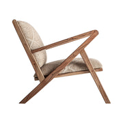 natúr mangófa vázas design fotel geometrikus karfával