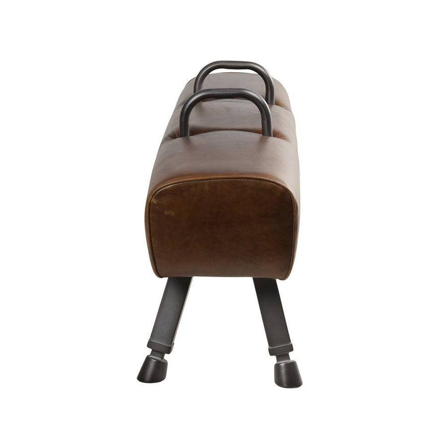 Elliot bőrpad oldalnézet, marhabőr kárpittal