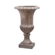 England antik homokszínű kaspó 61 cm magas, klasszikus kannelúrás formával